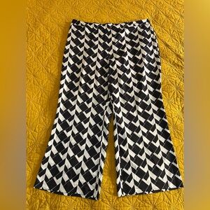 Bold Satin Flair Leg Pants (Size 22)